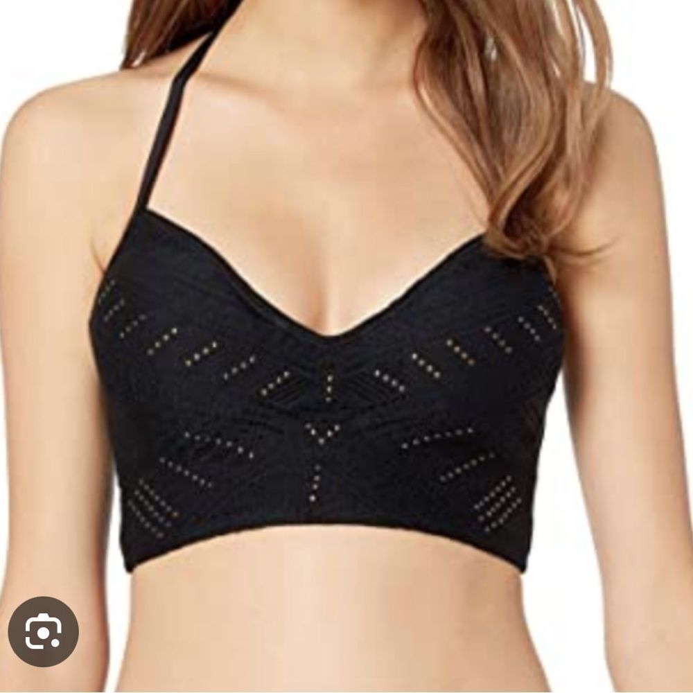 Kenneth Cole See You Swoon Underwire Bustier Black Size Small